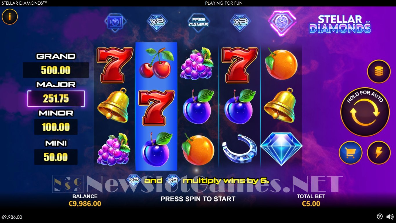 Stellar Diamonds Slot Slot Image in Demo - pic. 3