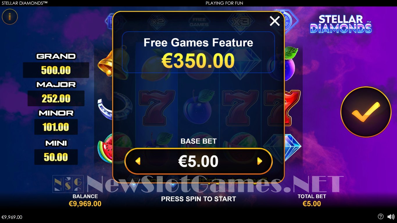 Stellar Diamonds Slot Slot Image in Demo - pic. 5