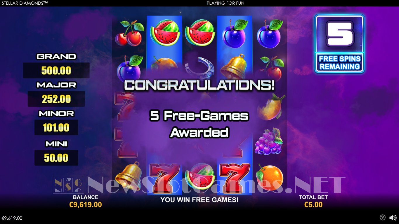 Stellar Diamonds Slot Slot Image in Demo - pic. 8