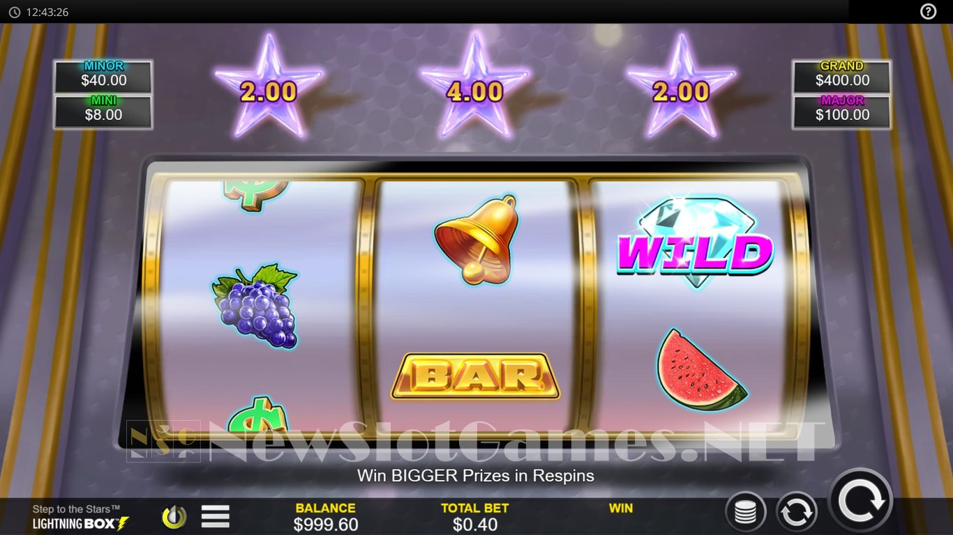 Step to the Stars Slot Demo Image