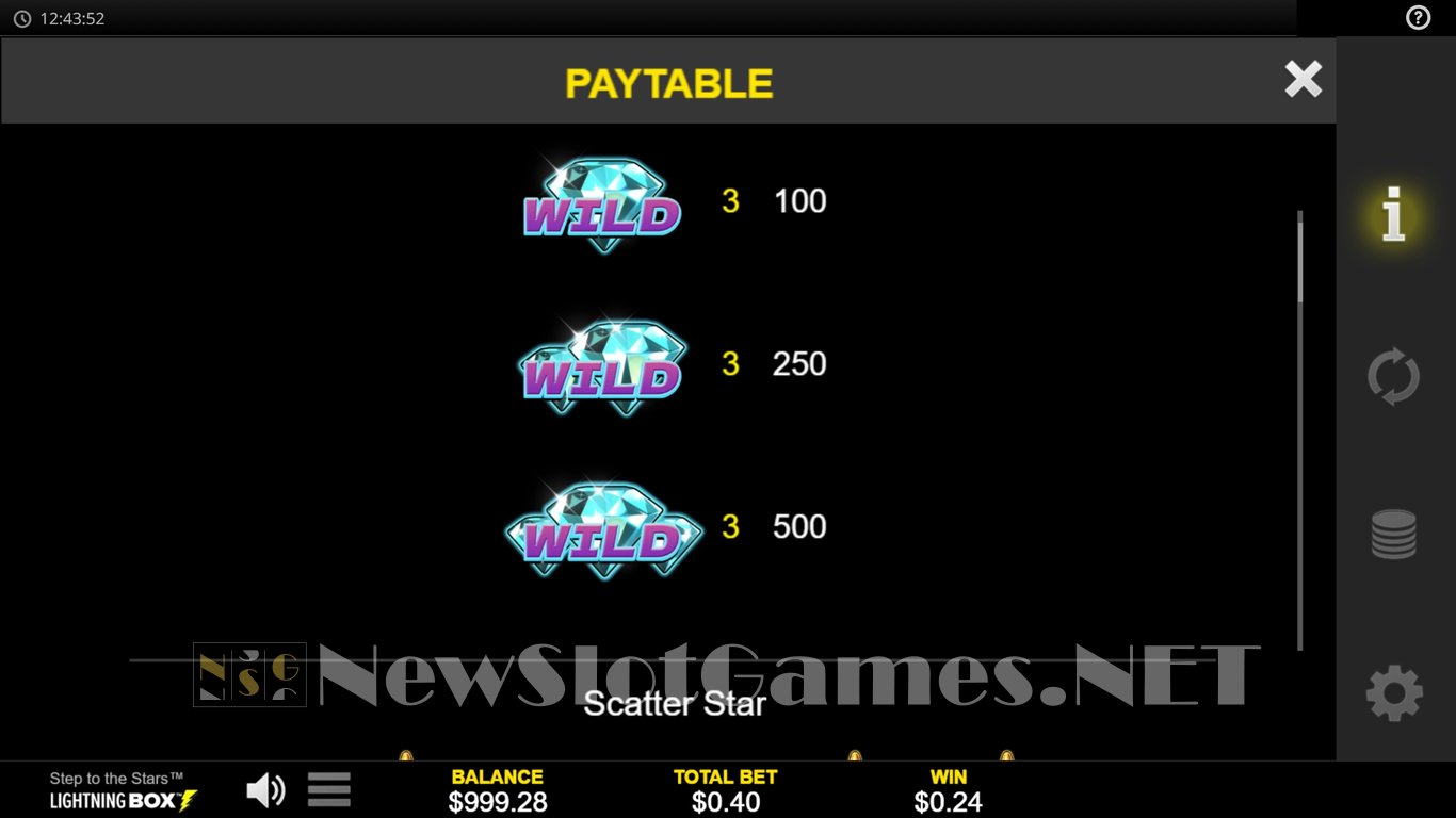 Step to the Stars Slot Slot Image in Demo - pic. 4