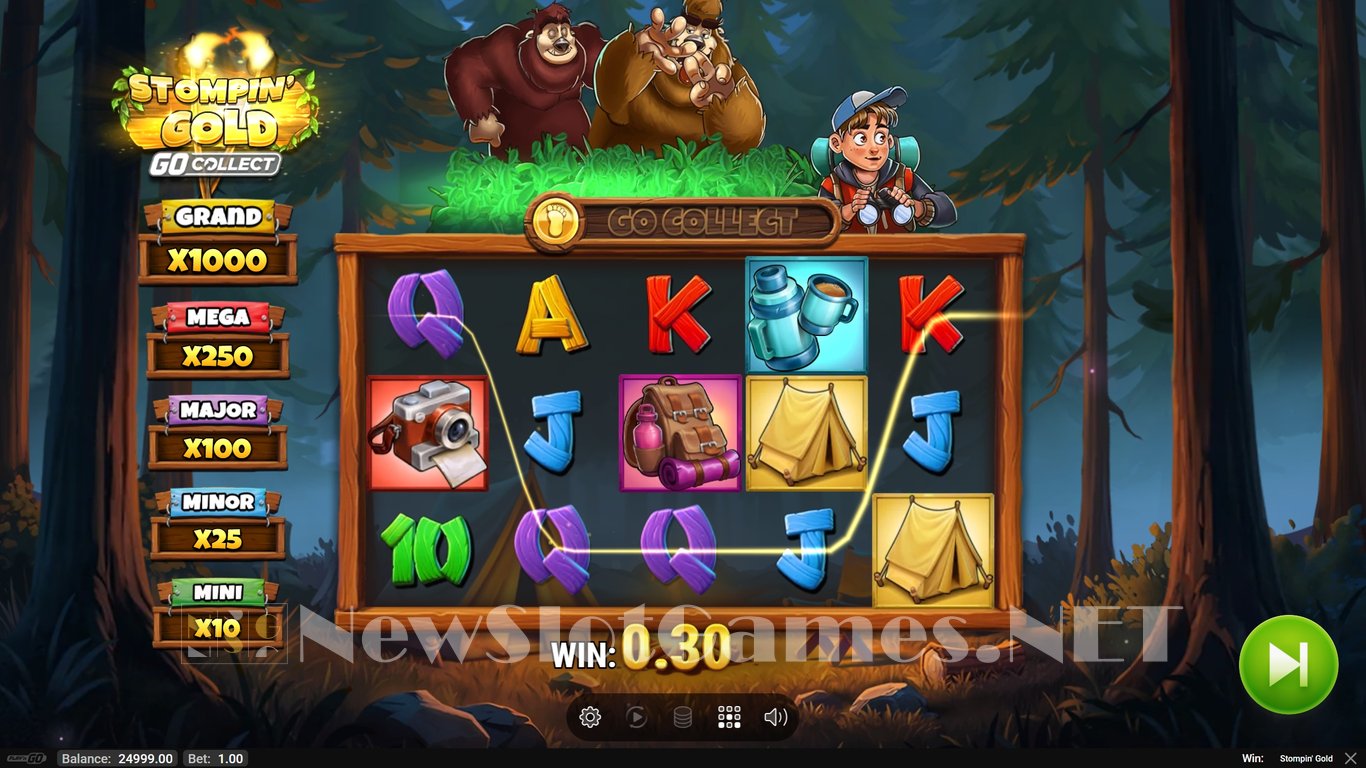 Stompin Gold Slot Demo Image