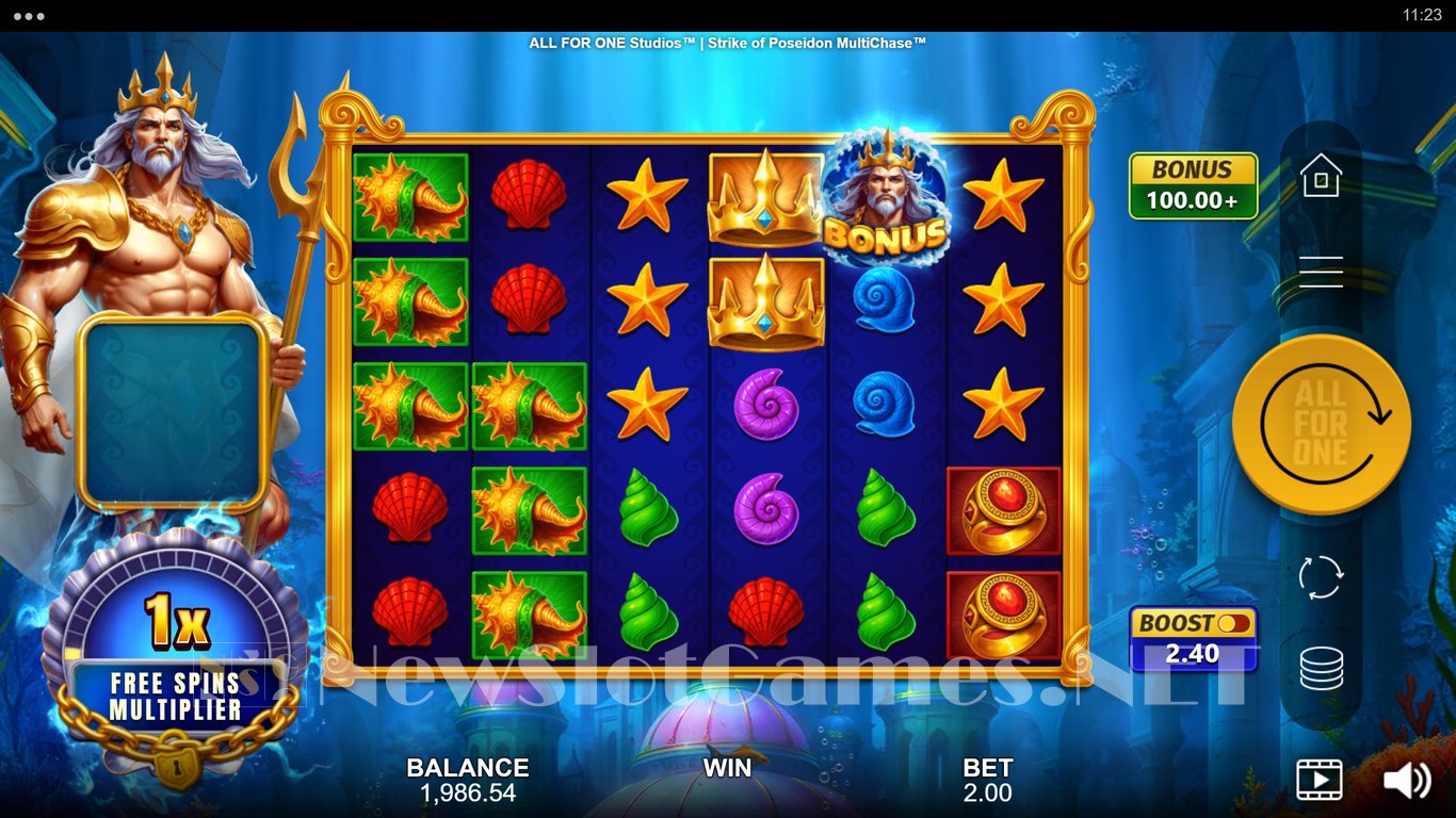 Strike of Poseidon MultiChase Slot Slot Image in Demo - pic. 2
