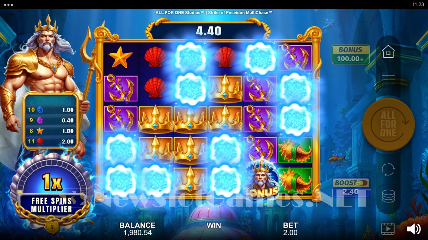 Strike of Poseidon MultiChase Slot Slot Image in Demo - pic. 5