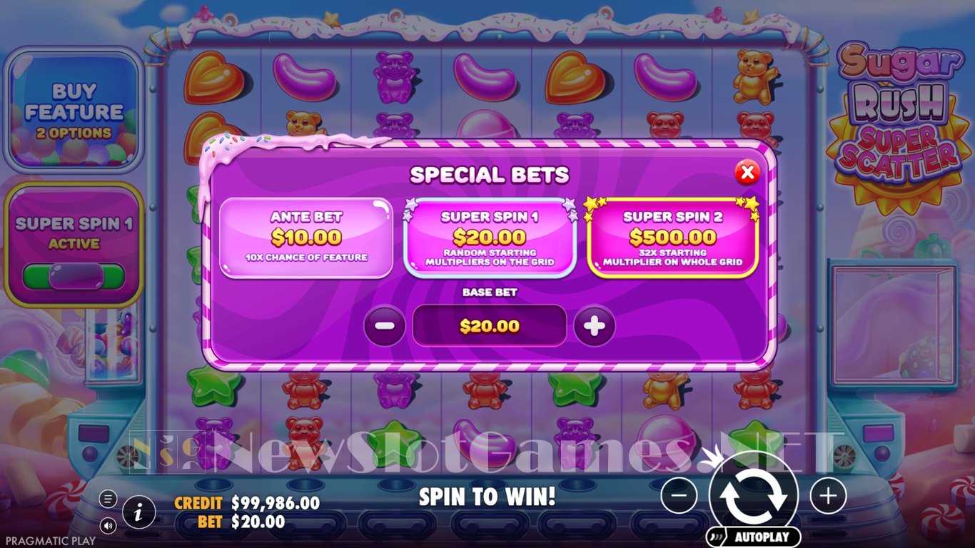 Sugar Rush Super Scatter Slot Slot Image in Demo - pic. 2