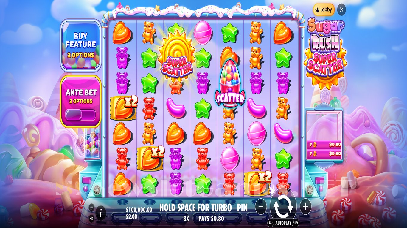 Sugar Rush Super Scatter Slot Slot Image in Demo - pic. 3