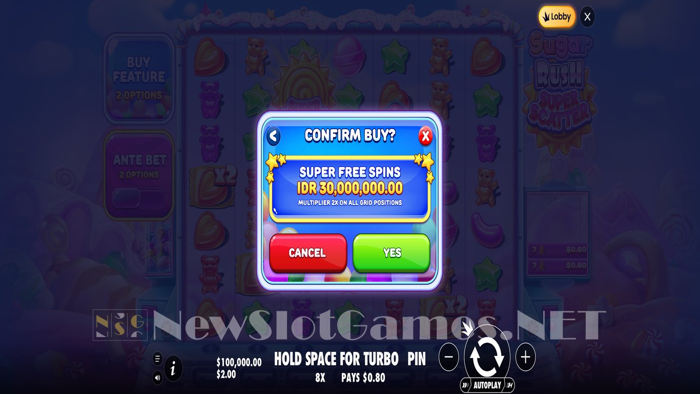 Sugar Rush Super Scatter Slot Slot Image in Demo - pic. 4