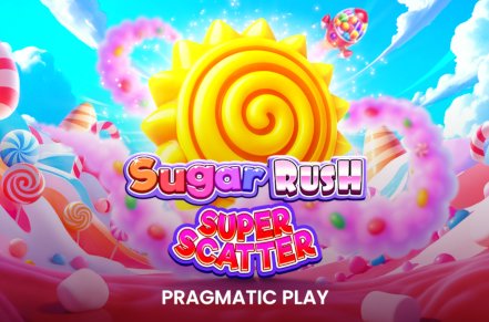 Sugar Rush Super Scatter Slot Logo