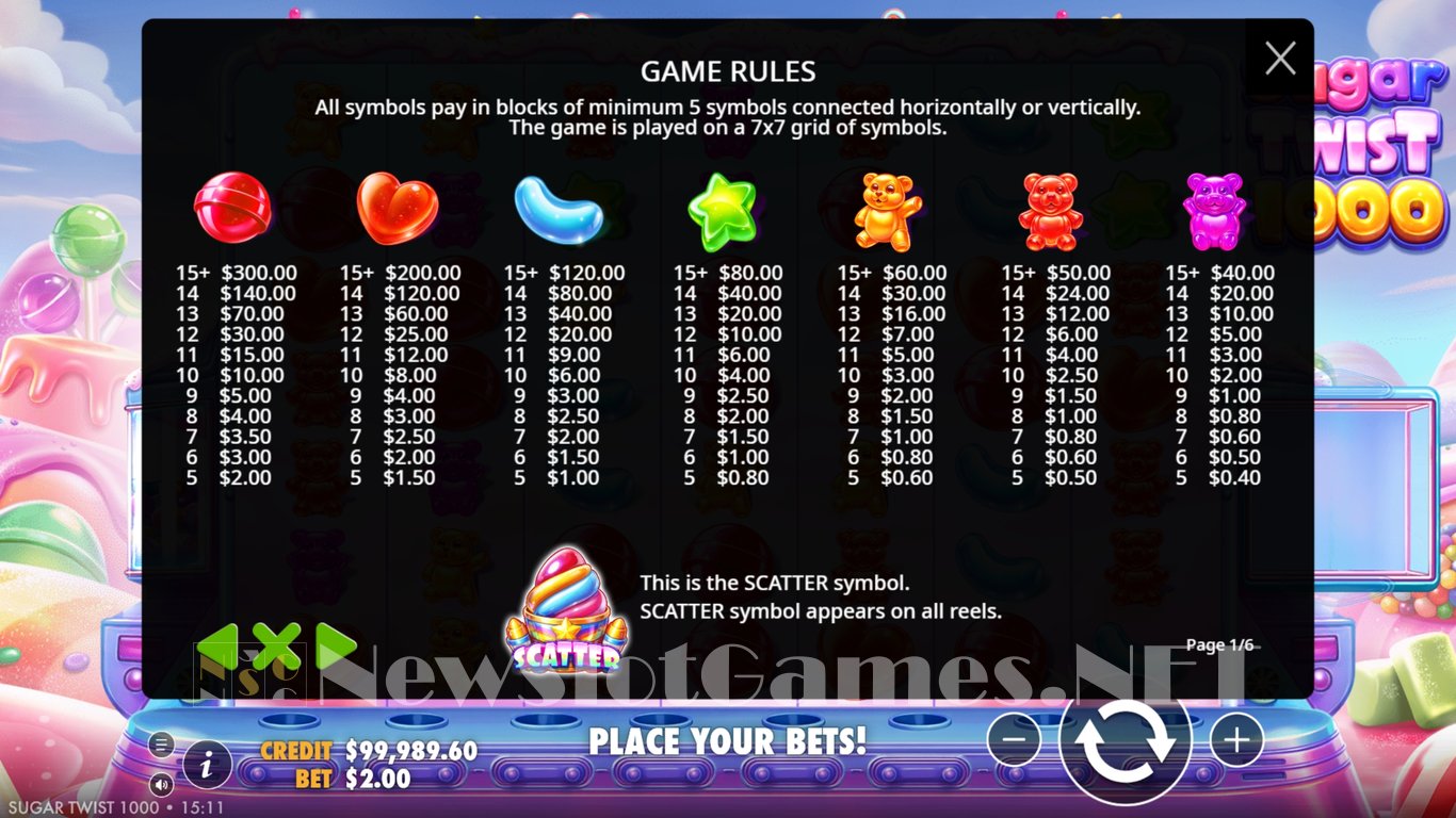 Sugar Twist 1000 Slot Slot Image in Demo - pic. 5