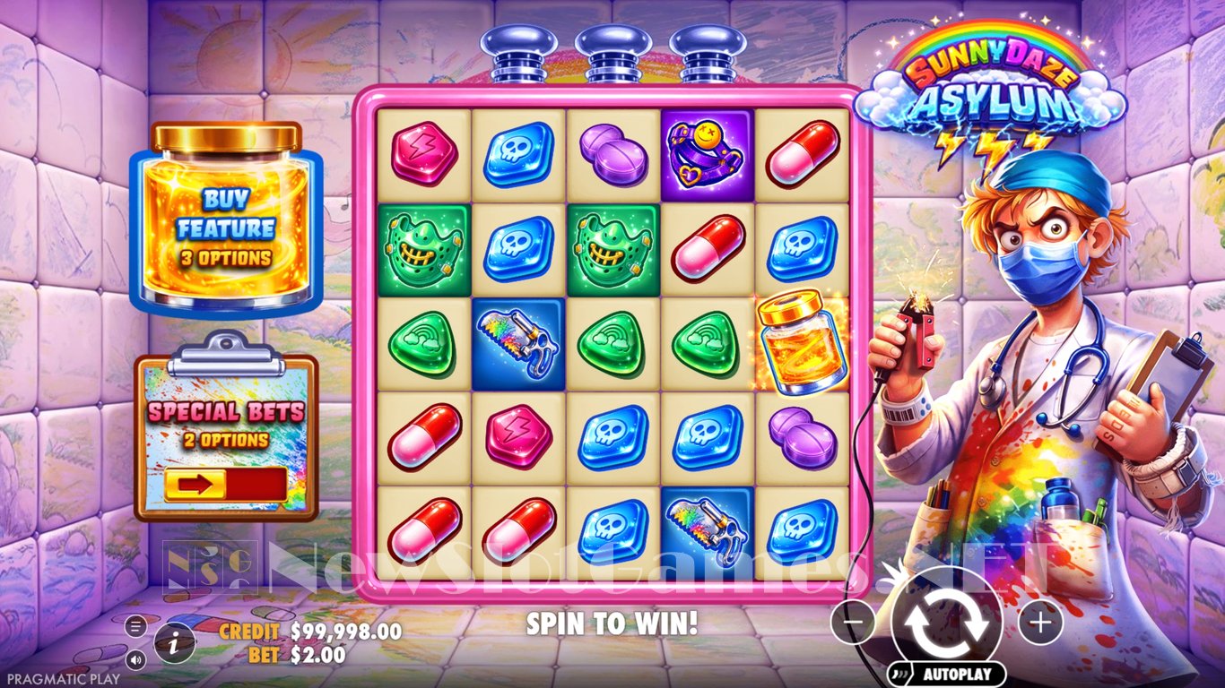 Sunnydaze Asylum Slot Demo Image