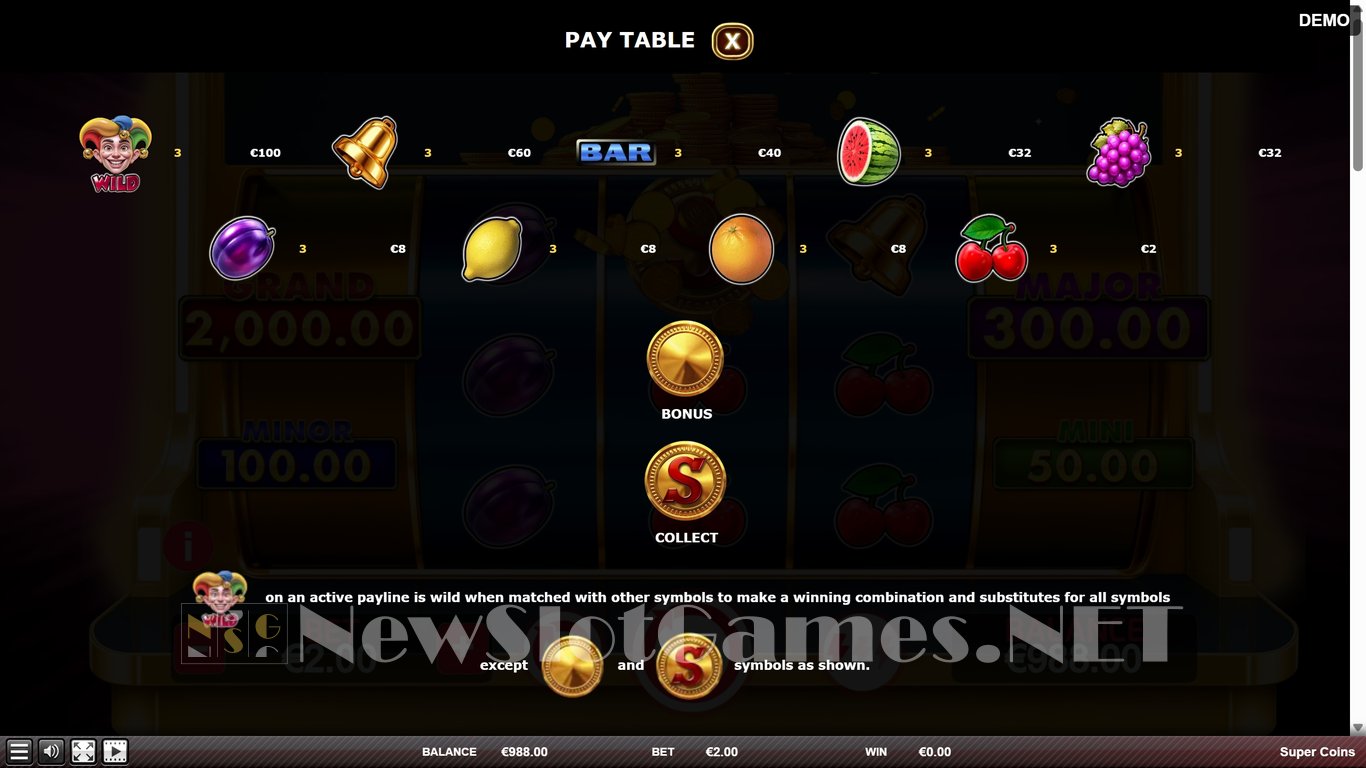 Super Coins Slot Slot Image in Demo - pic. 5