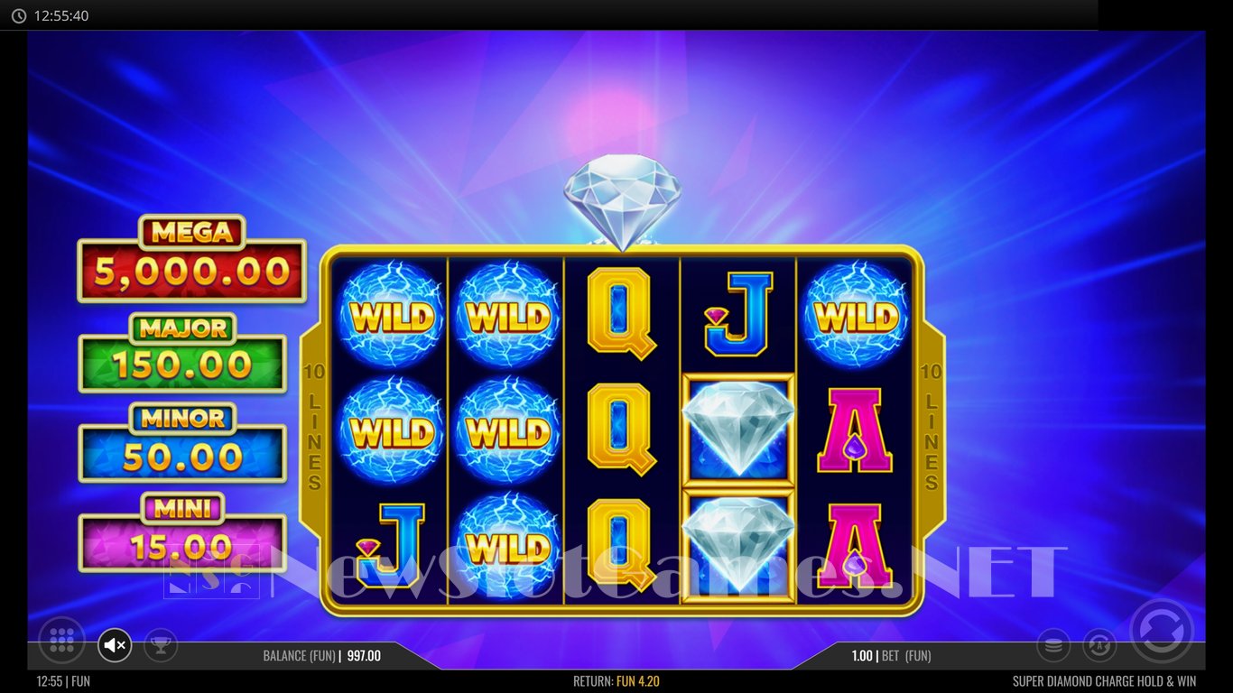 Super Diamond Charge Slot Slot Image in Demo - pic. 3