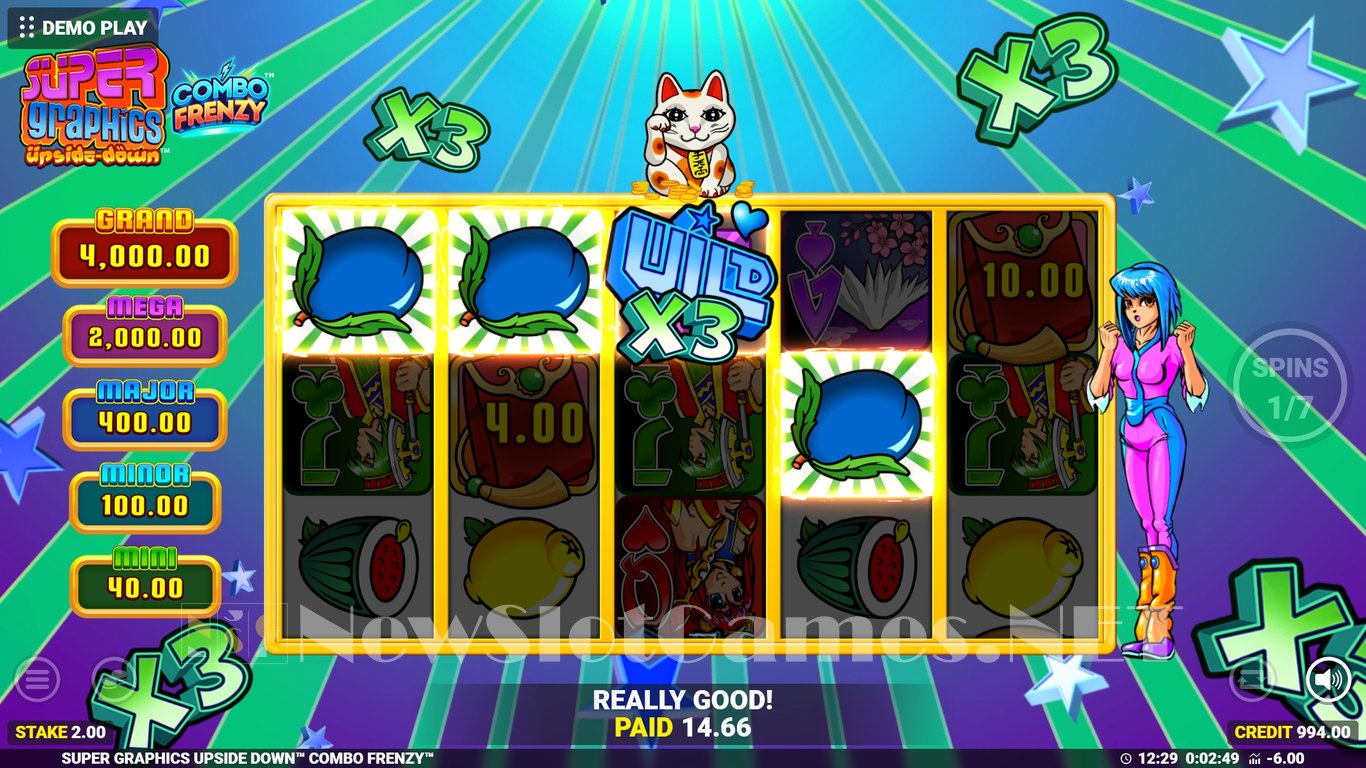 Super Graphics Upside Down Slot Slot Image in Demo - pic. 5