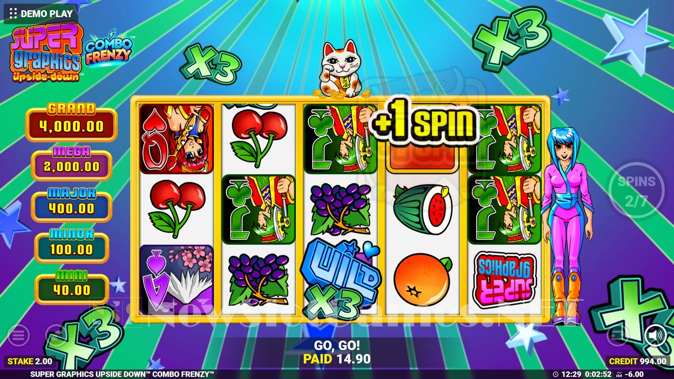 Super Graphics Upside Down Slot Slot Image in Demo - pic. 6