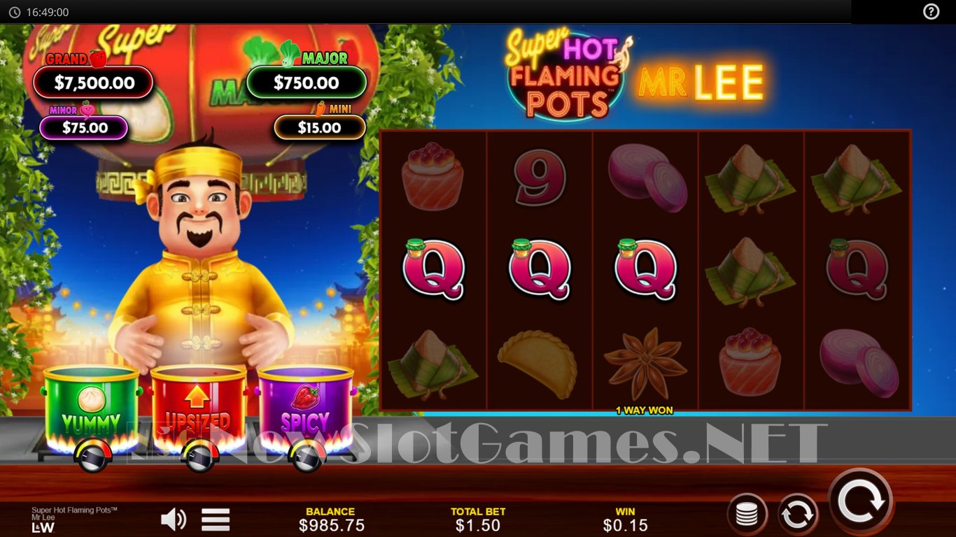 Super Hot Flaming Pots Mr Lee Slot Slot Image in Demo - pic. 4