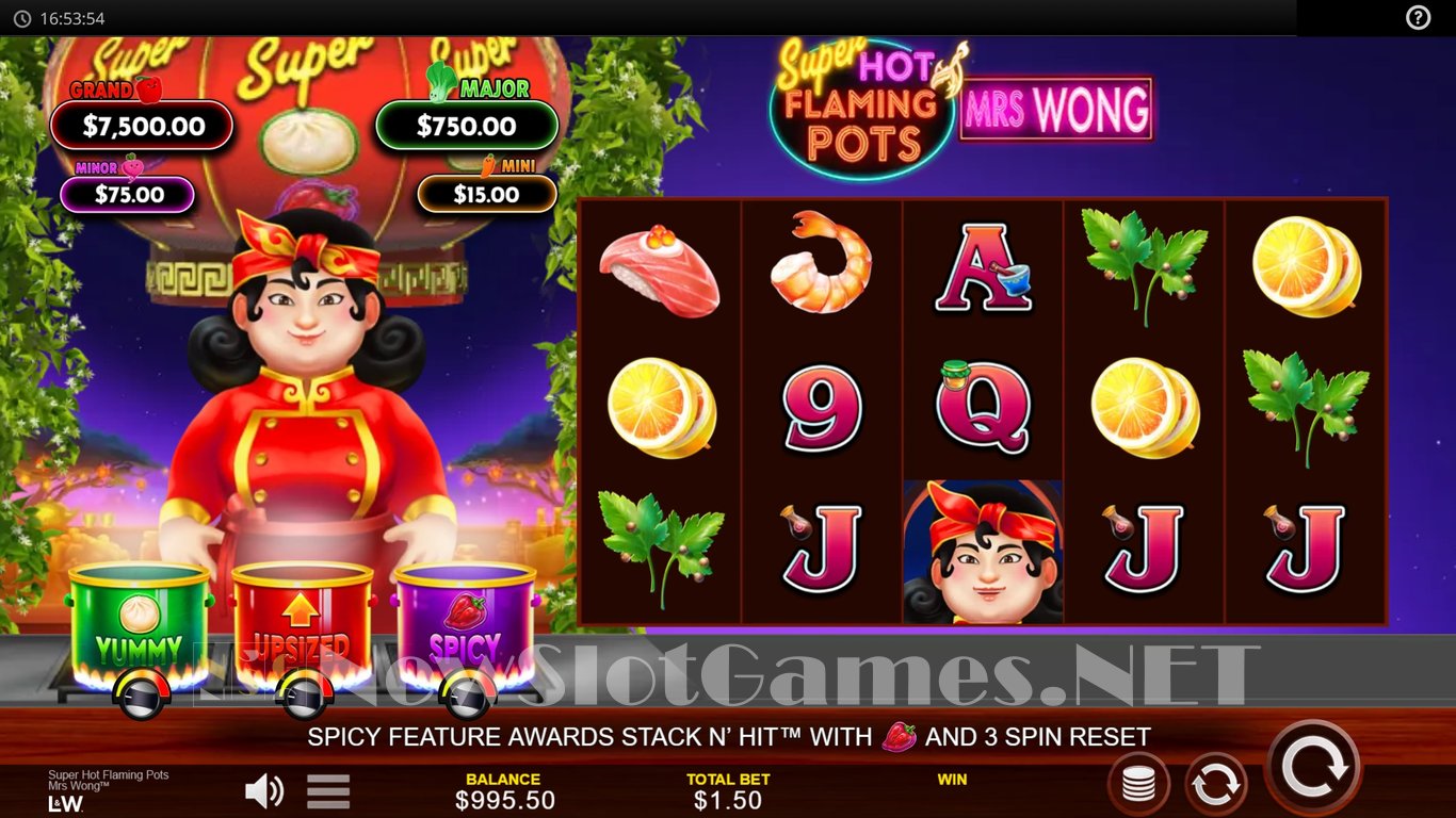 Super Hot Flaming Pots Mrs Wong Slot Slot Image in Demo - pic. 2