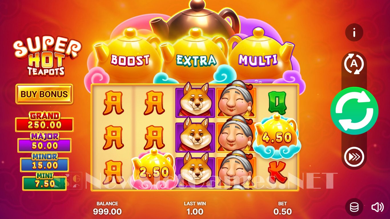 Super Hot Teapots Hold and Win Slot Slot Image in Demo - pic. 2