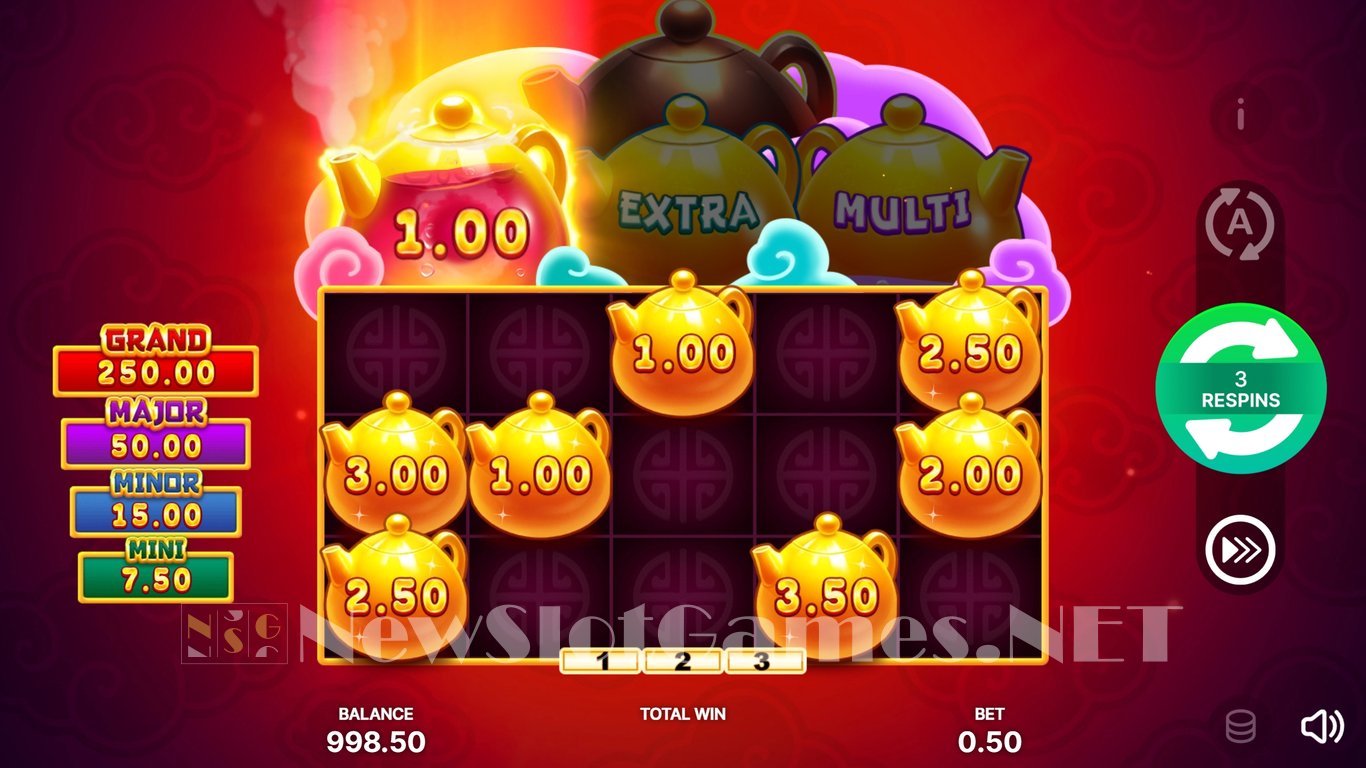 Super Hot Teapots Hold and Win Slot Slot Image in Demo - pic. 4