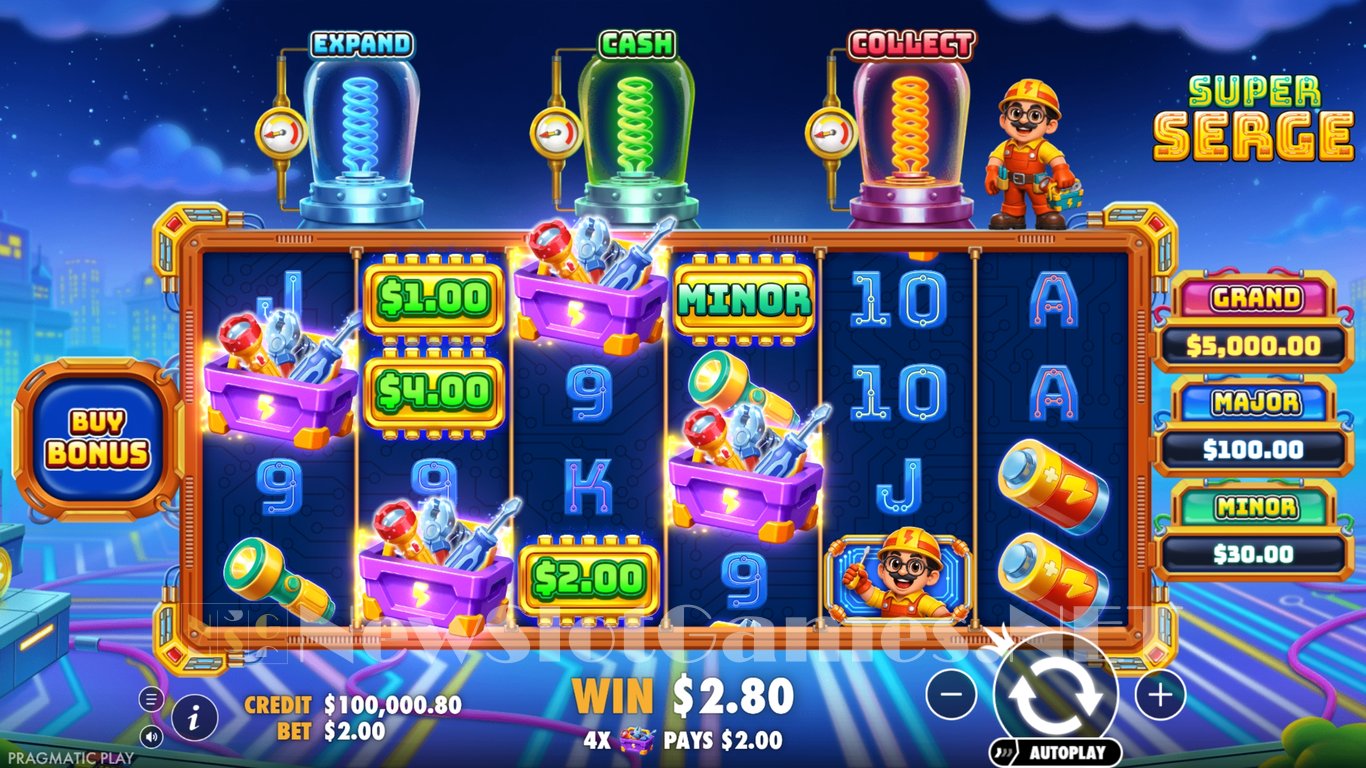 Super Serge Slot Demo Image