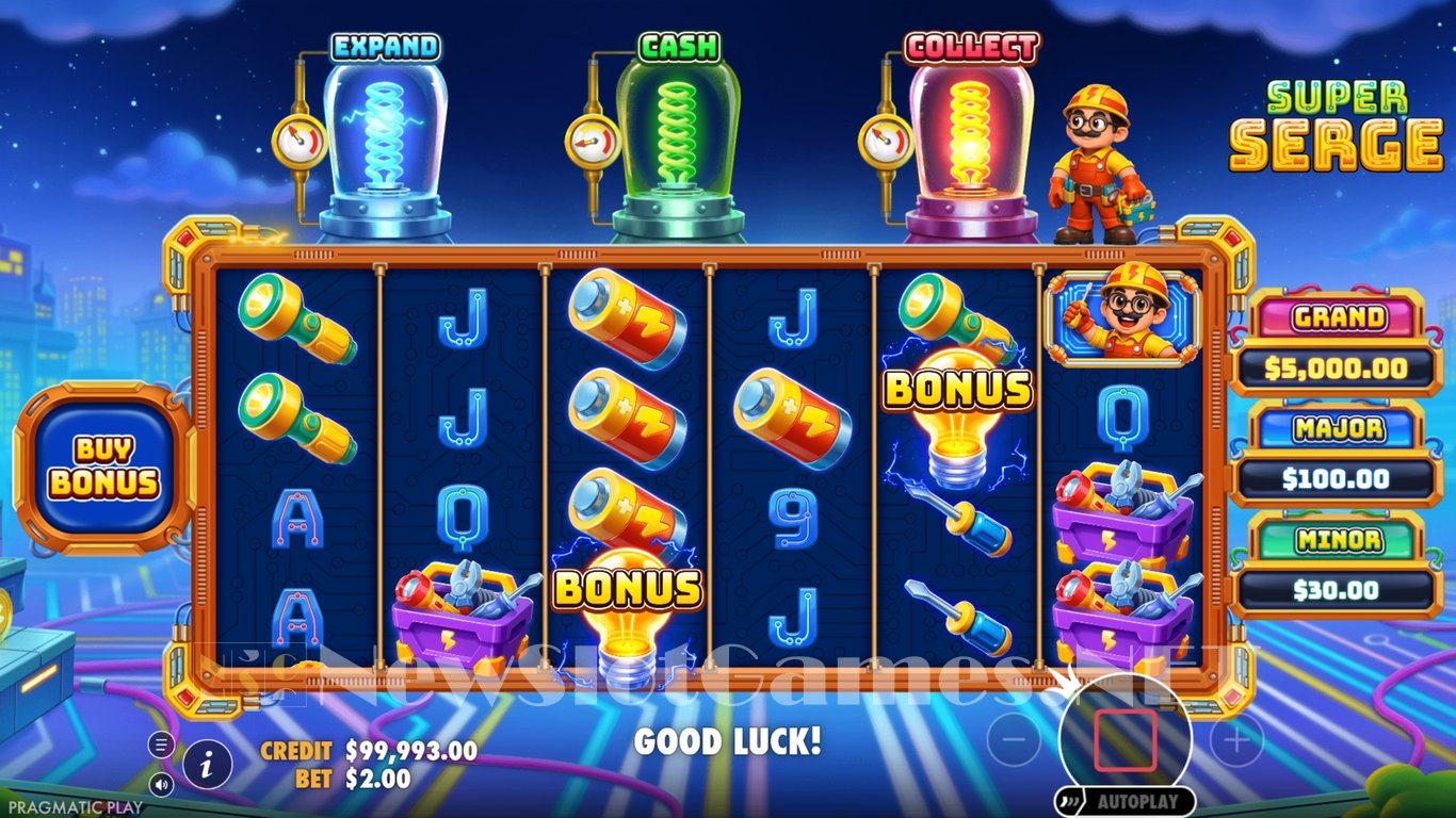 Super Serge Slot Slot Image in Demo - pic. 3