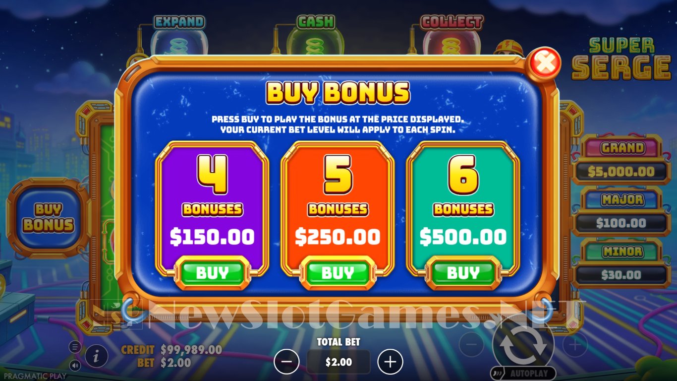 Super Serge Slot Slot Image in Demo - pic. 4