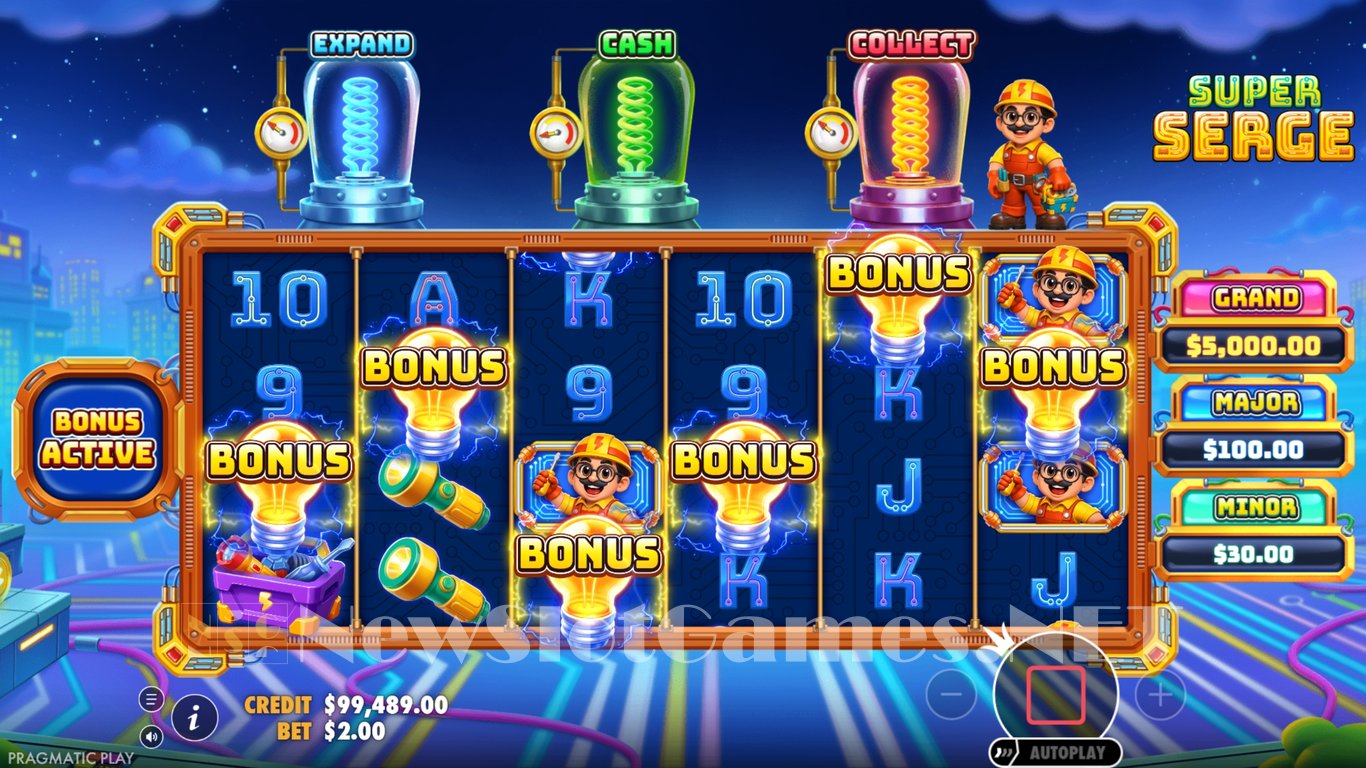 Super Serge Slot Slot Image in Demo - pic. 5