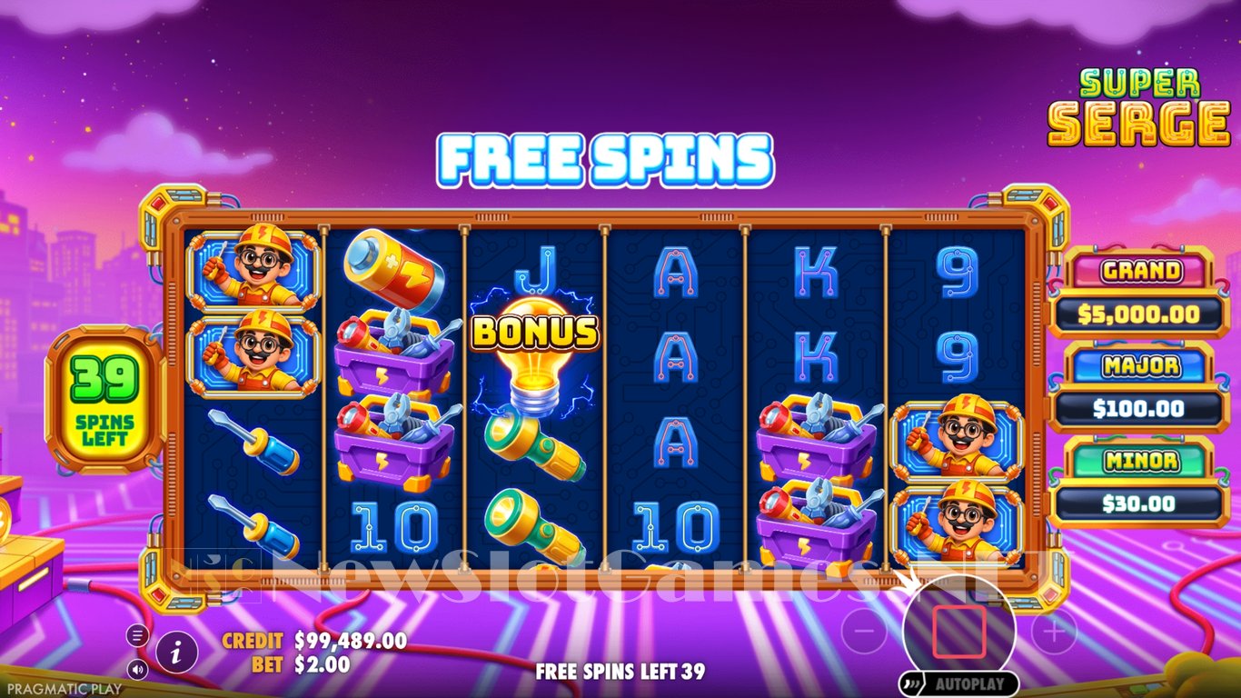 Super Serge Slot Slot Image in Demo - pic. 8