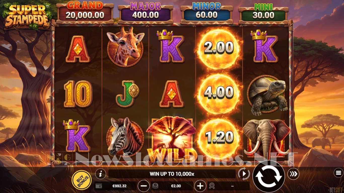 Super Stampede Slot Demo Image