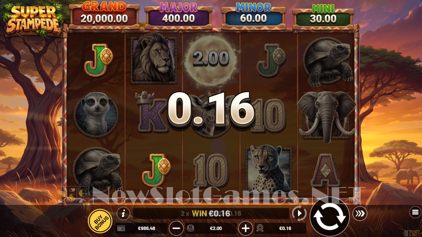 Super Stampede Slot Slot Image in Demo - pic. 3