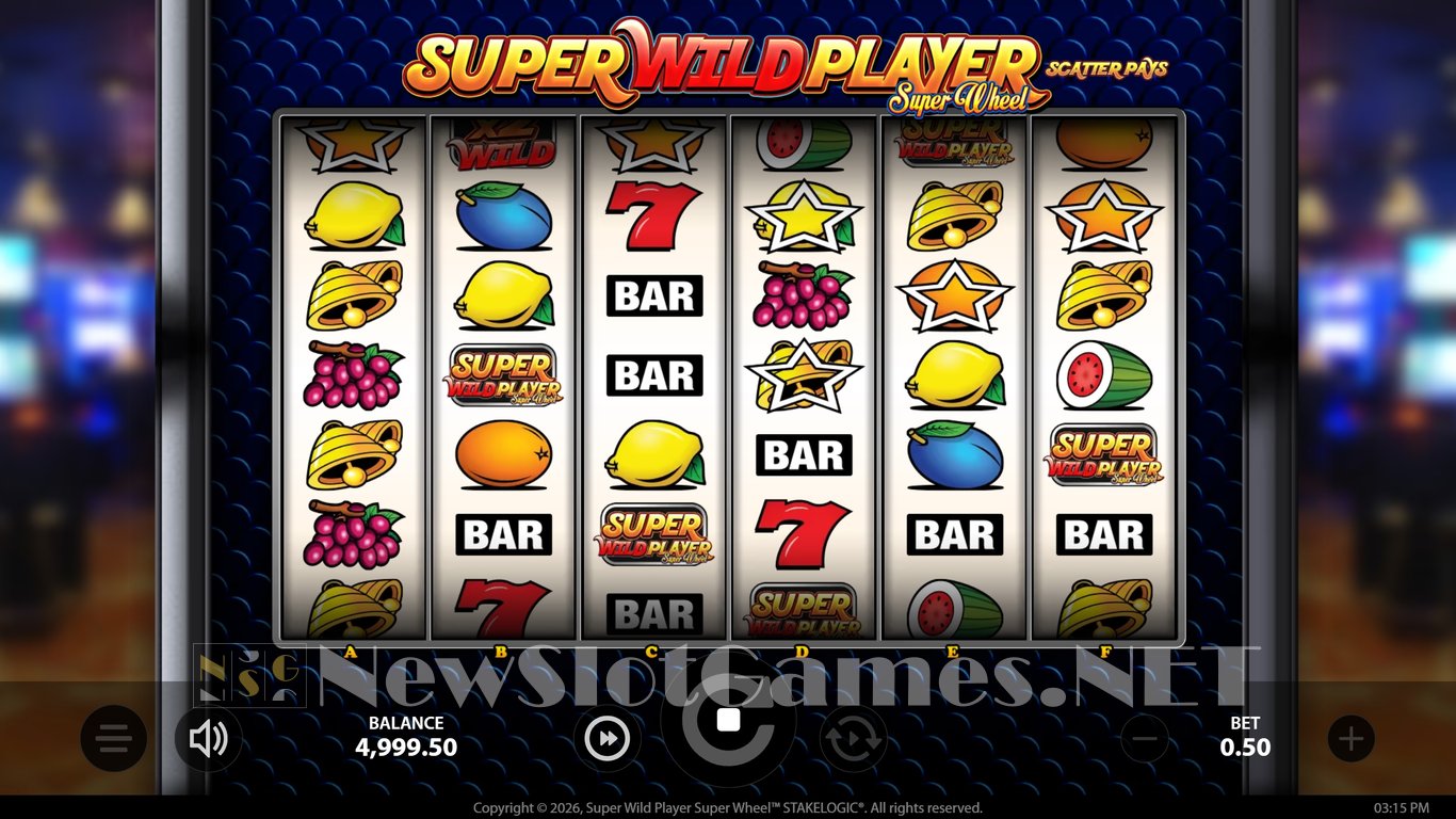Super Wild Player Super Wheel Slot Demo Image