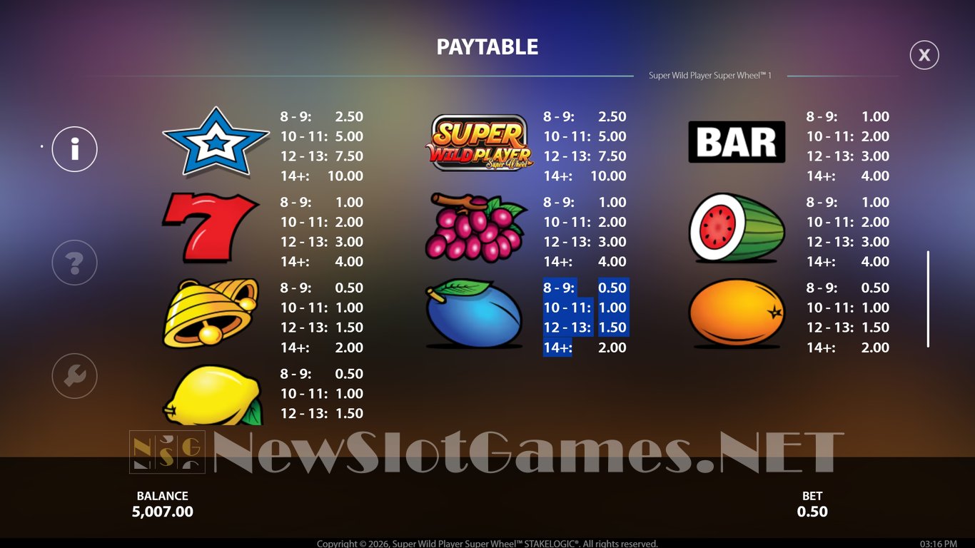 Super Wild Player Super Wheel Slot Slot Image in Demo - pic. 5