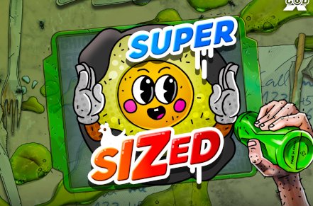 Supersized Slot Logo