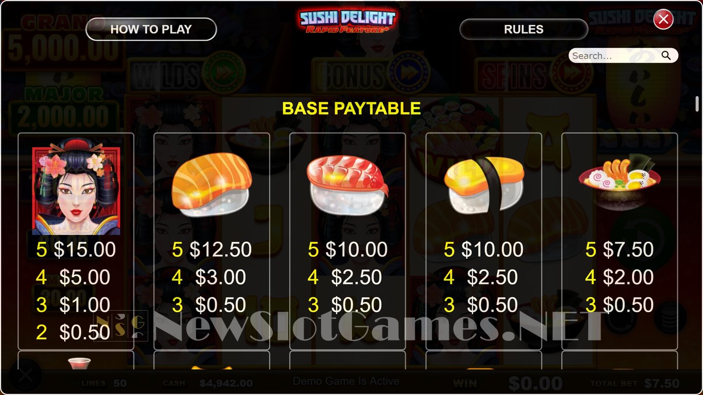 Sushi Delight Rapid Feature Slot Slot Image in Demo - pic. 5