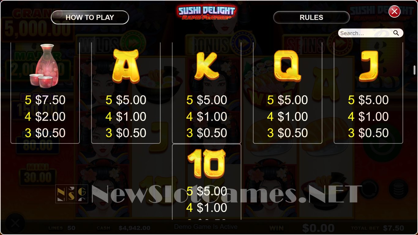 Sushi Delight Rapid Feature Slot Slot Image in Demo - pic. 6