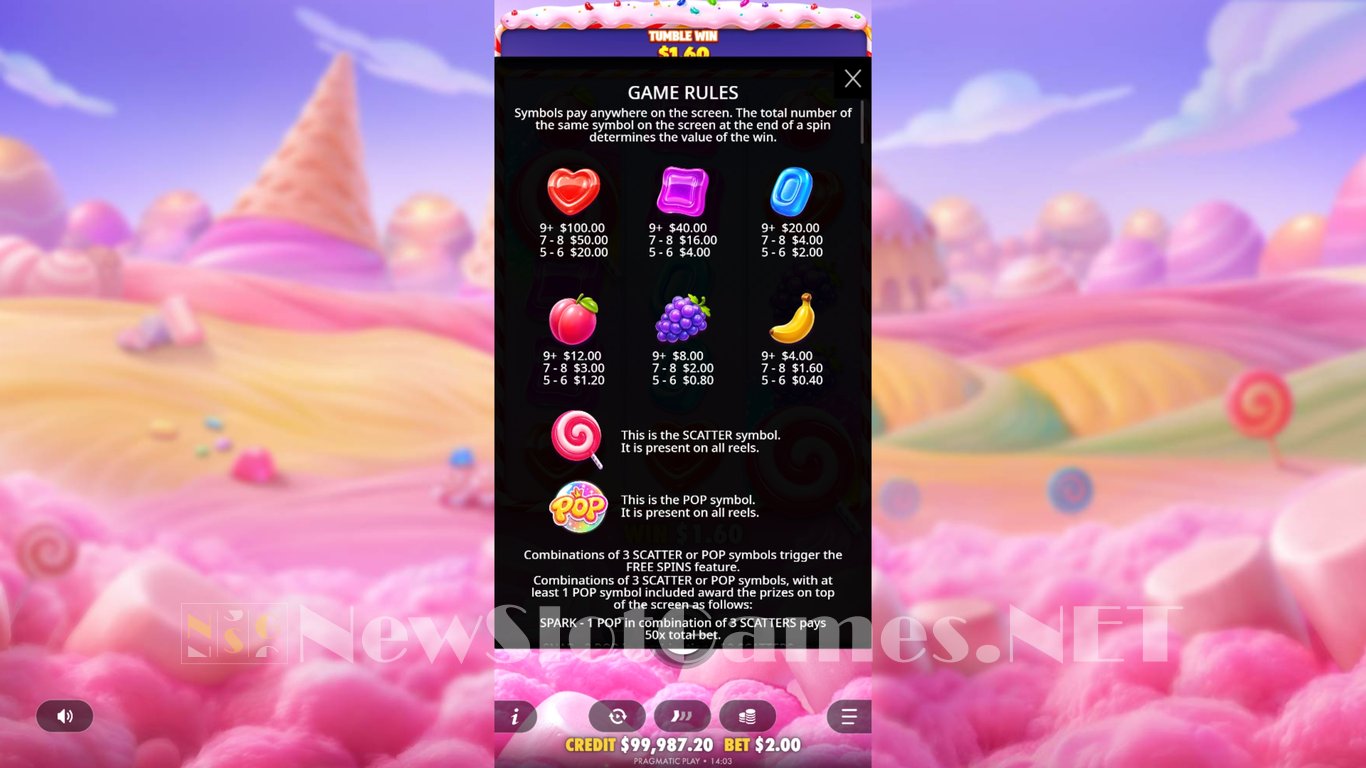 Sweet Bonanza Pop Slot Slot Image in Demo - pic. 4