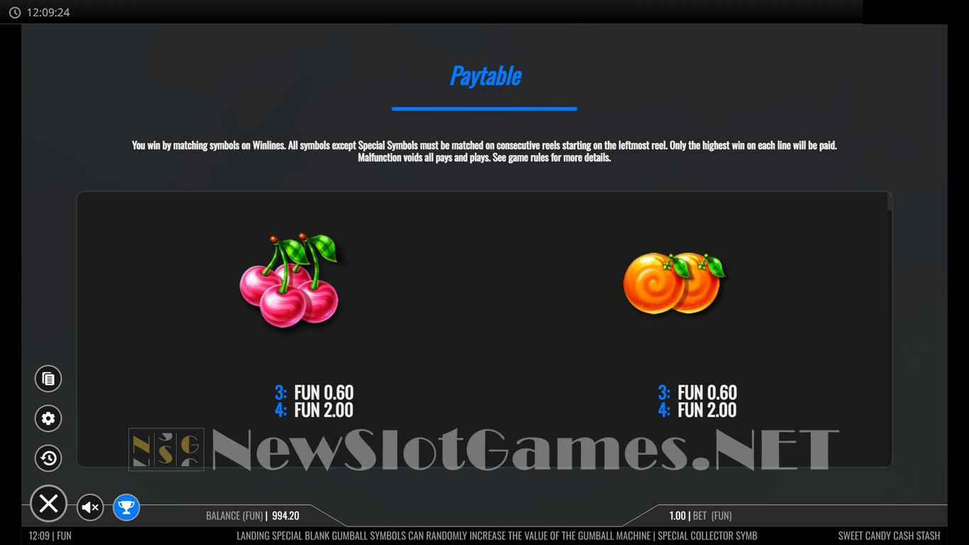 Sweet Candy Cash Stash Slot Slot Image in Demo - pic. 4