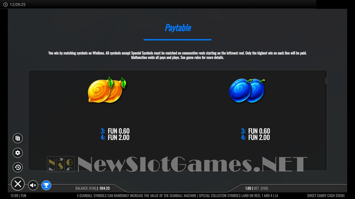 Sweet Candy Cash Stash Slot Slot Image in Demo - pic. 5