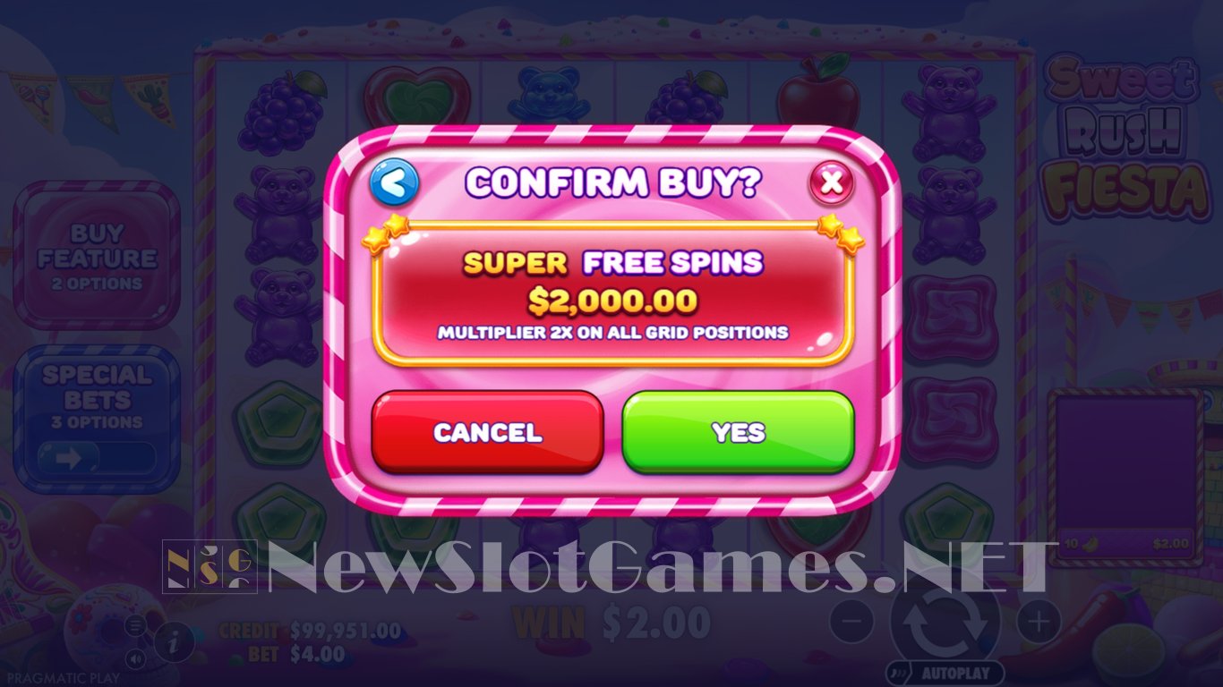 Sweet Rush Fiesta Slot Slot Image in Demo - pic. 6