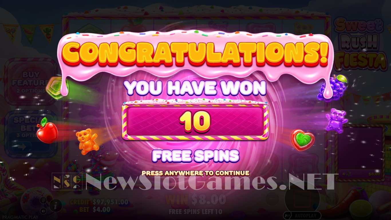 Sweet Rush Fiesta Slot Slot Image in Demo - pic. 7