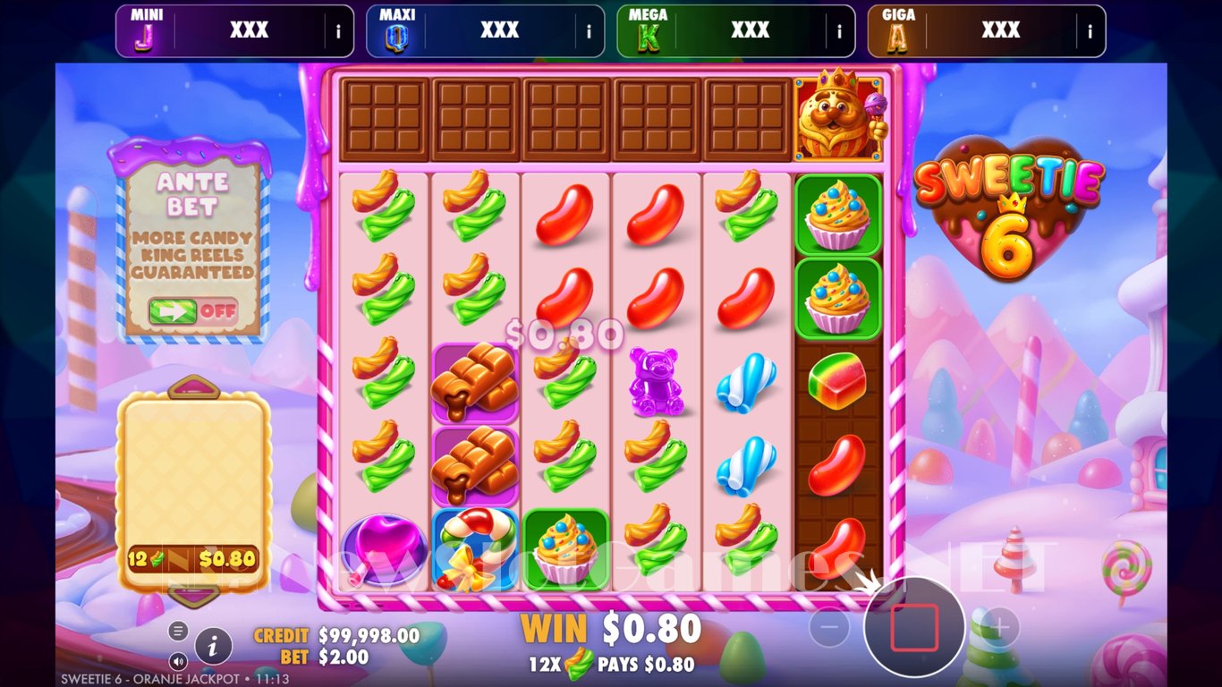 Sweetie 6 Slot Demo Image
