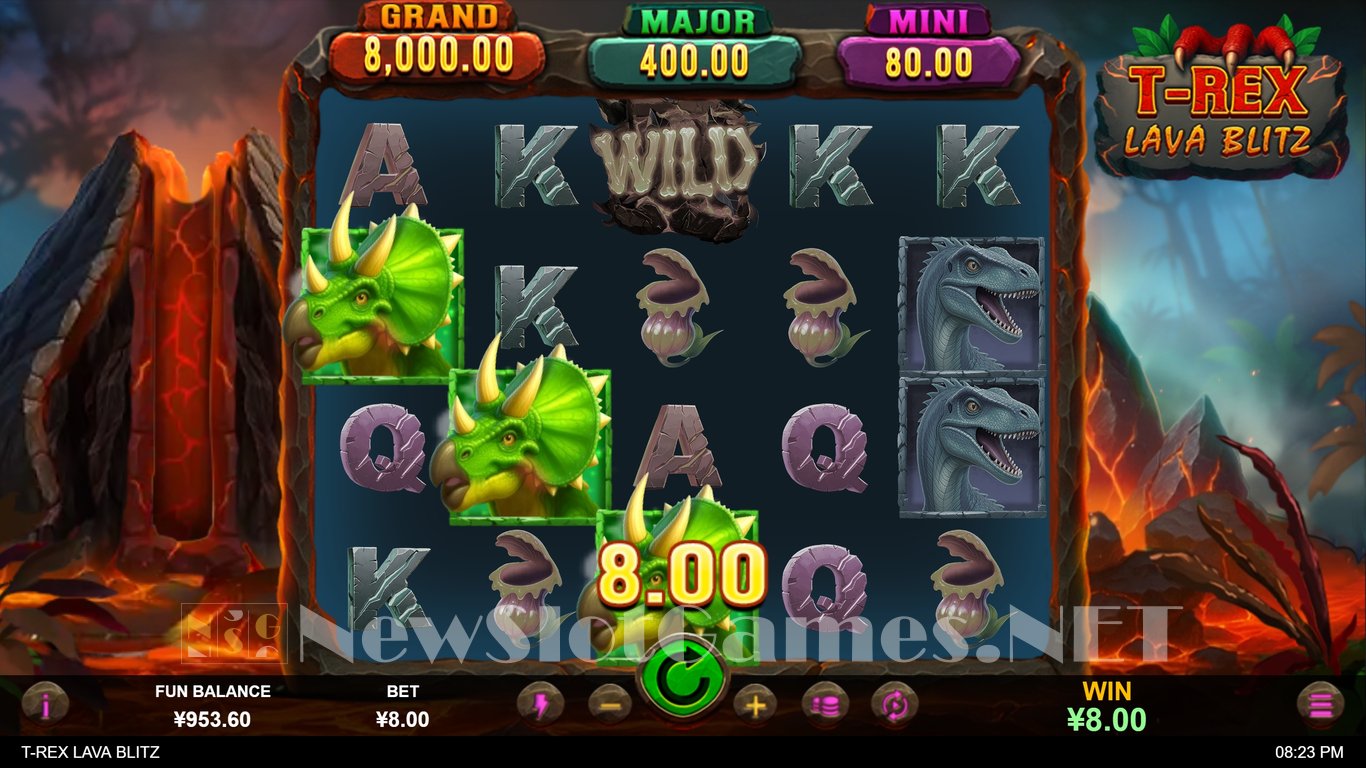 T-Rex Lava Blitz Slot Slot Image in Demo - pic. 3