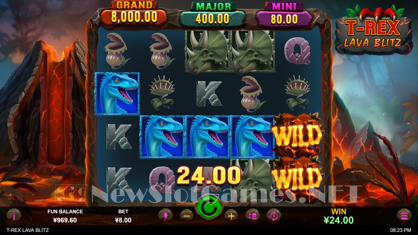 T-Rex Lava Blitz Slot Slot Image in Demo - pic. 5