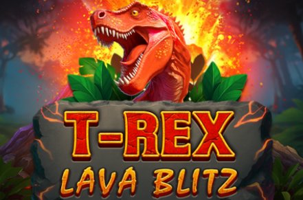 T-Rex Lava Blitz Slot Logo