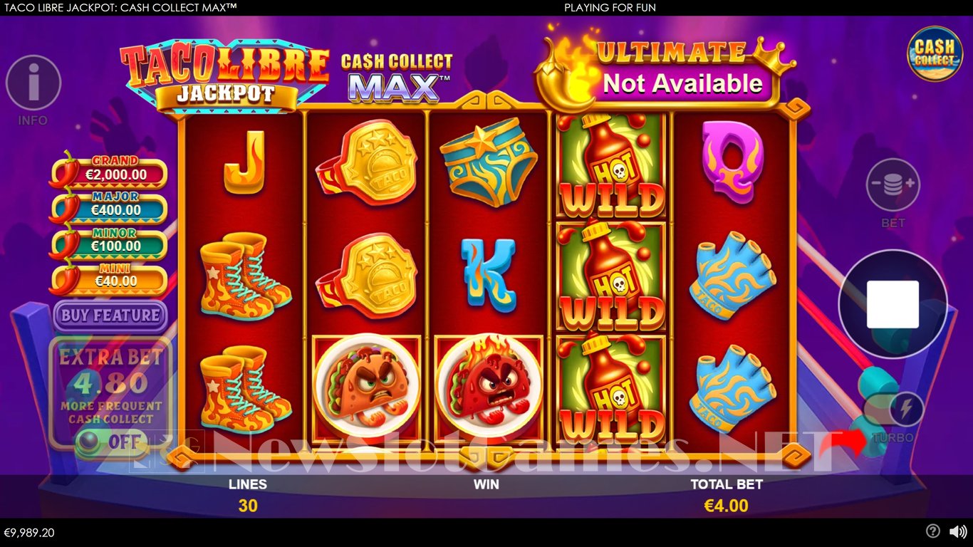 Taco Libre Jackpot Cash Collect Max Slot Slot Image in Demo - pic. 2