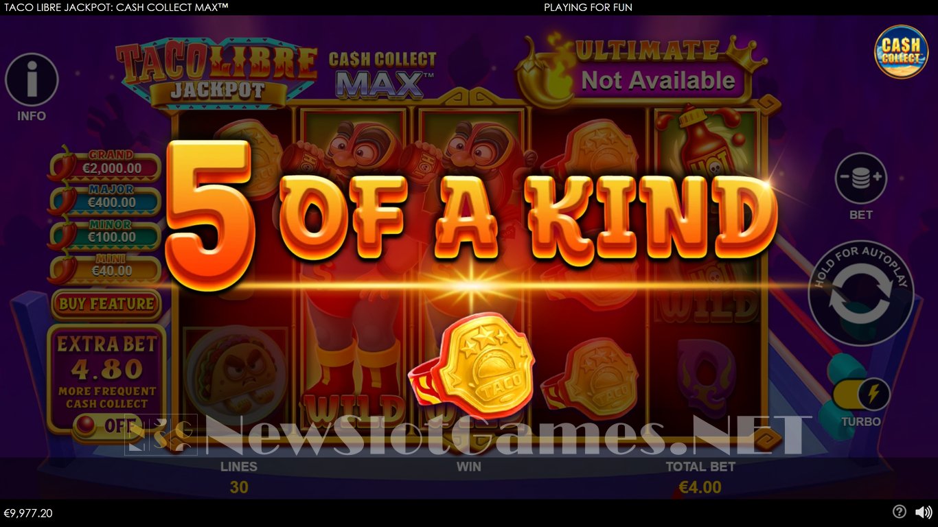 Taco Libre Jackpot Cash Collect Max Slot Slot Image in Demo - pic. 3