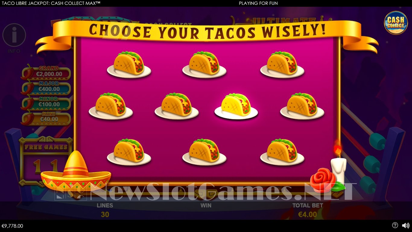 Taco Libre Jackpot Cash Collect Max Slot Slot Image in Demo - pic. 7