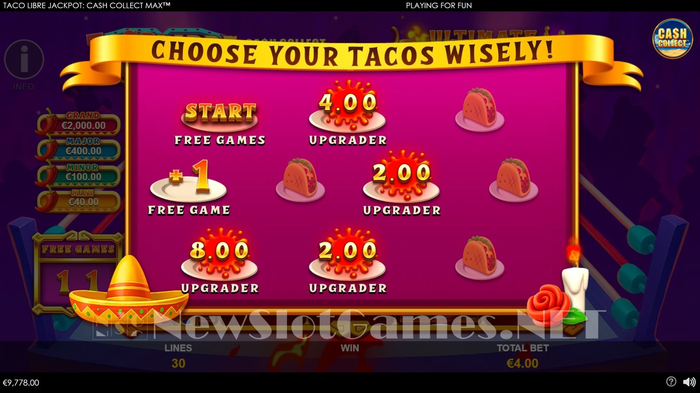 Taco Libre Jackpot Cash Collect Max Slot Slot Image in Demo - pic. 8