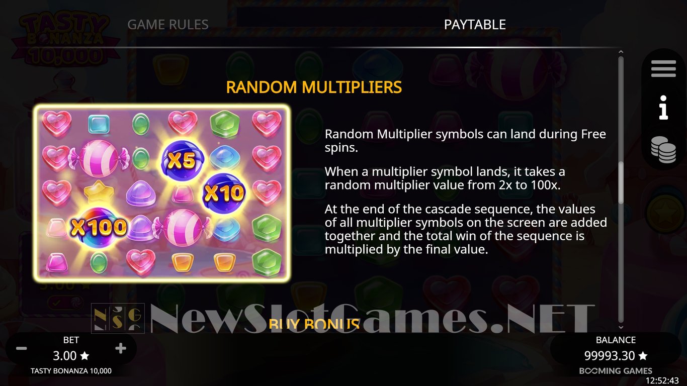 Tasty Bonanza 10,000 Slot Slot Image in Demo - pic. 7