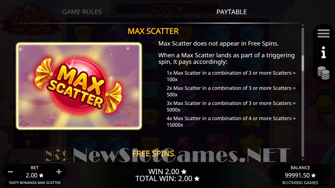 Tasty Bonanza Max Scatter Slot Slot Image in Demo - pic. 5