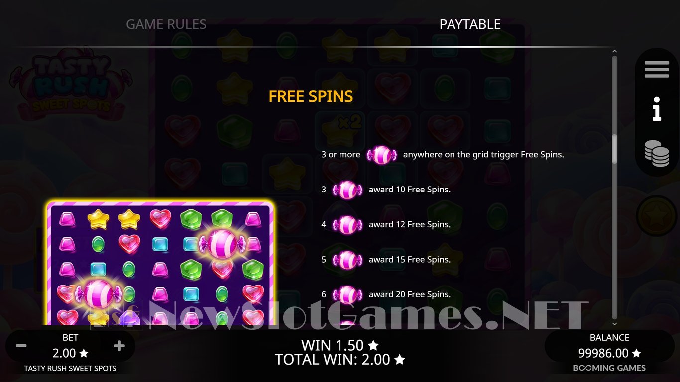 Tasty Rush Sweet Spots Slot Slot Image in Demo - pic. 4